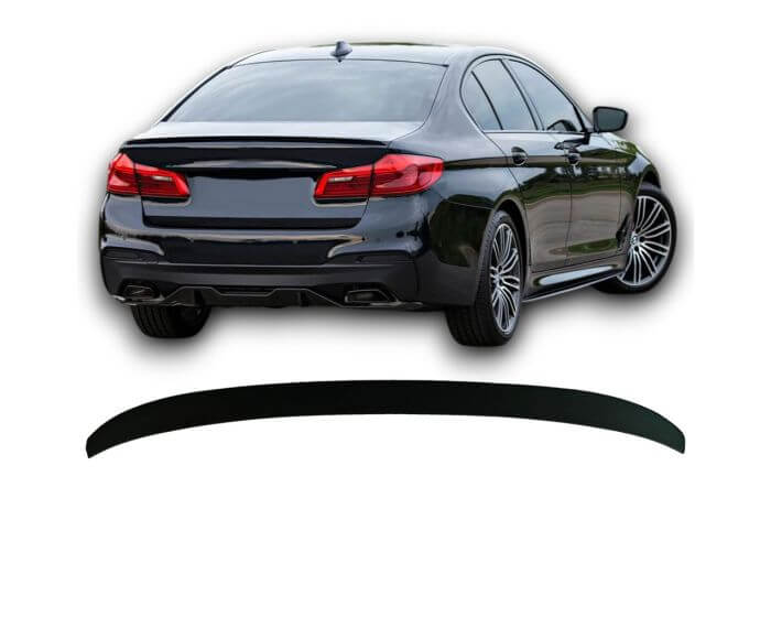 BMW G30 Sedan takaspoileri M-Performance kiiltävän musta | BMW G30 Sedan rear spoiler M-Performance glossy black | BMW G30 Sedan Heckspoiler M-Performance glänzend schwarz
