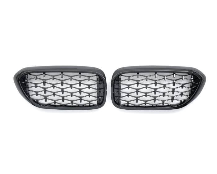 BMW Munuaiset G30 - G31 – Kiiltävän musta BMW Kidney Grille / Hochglanz Schwarz Nierengrill Diamond (2017–2020)