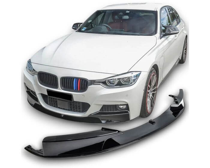 BMW F30 F31 etulippa / etuspoileri M-Sport kiiltävän musta | BMW F30 F31 front lip / front spoiler M-Sport glossy black | BMW F30 F31 Frontlippe / Frontspoiler M-Sport glänzend schwarz