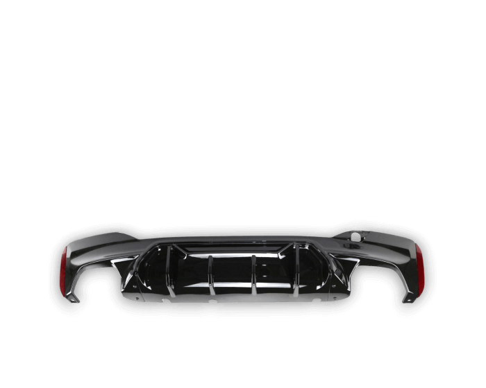 (BMW G30 G31 Diffuusori - Takadiffuusori 2017–2024 Kiiltävä musta. - BMW G30 G31 Diffuser - Rear Diffuser – Gloss black. - BMW G30 G31 Diffusor – Glänzend schwarz.)