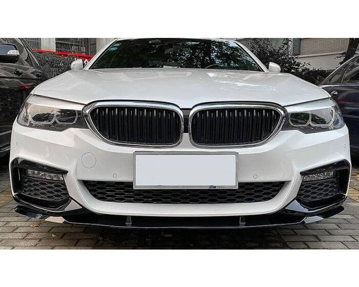 BMW Etulippa G30 G31 - Etuspoileri 2017–2020 – Kiiltävän musta. - BMW Front Lip G30 G31 - Front Spoiler 2017–2020 – Gloss black. - BMW Frontlippe G30 G31 - Frontspoiler 2017–2020 – Glänzend schwarz.