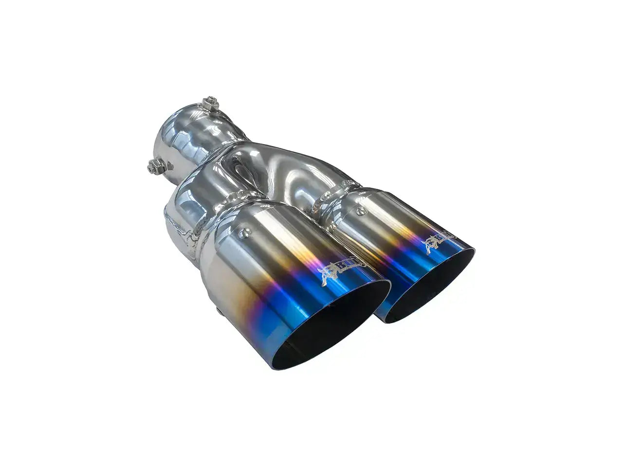 Bull-X Pakoputken Pää Y-Tyyli – Type 17 Straight Sharp Titanium 2x76mm (ø64mm)