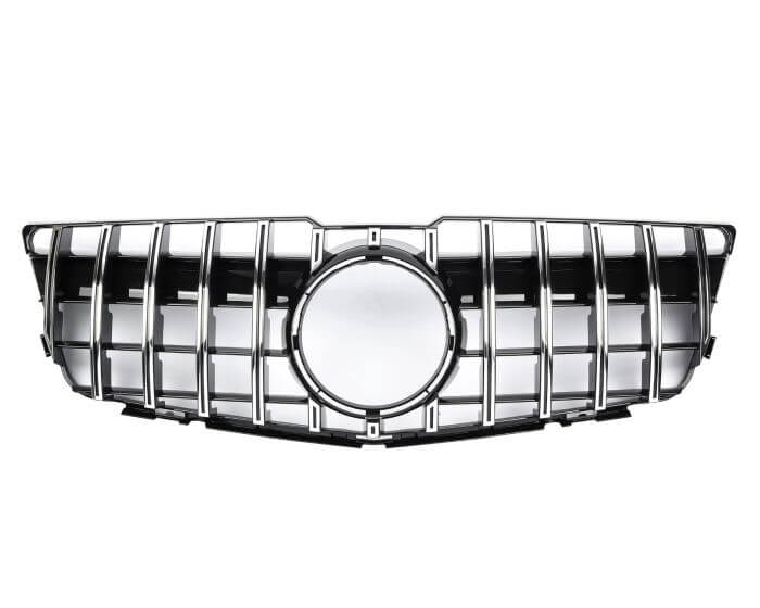 Mercedes Maski / Mercedes Grille / Mercedes Kühlergrill GLK X204 Facelift High Gloss Black