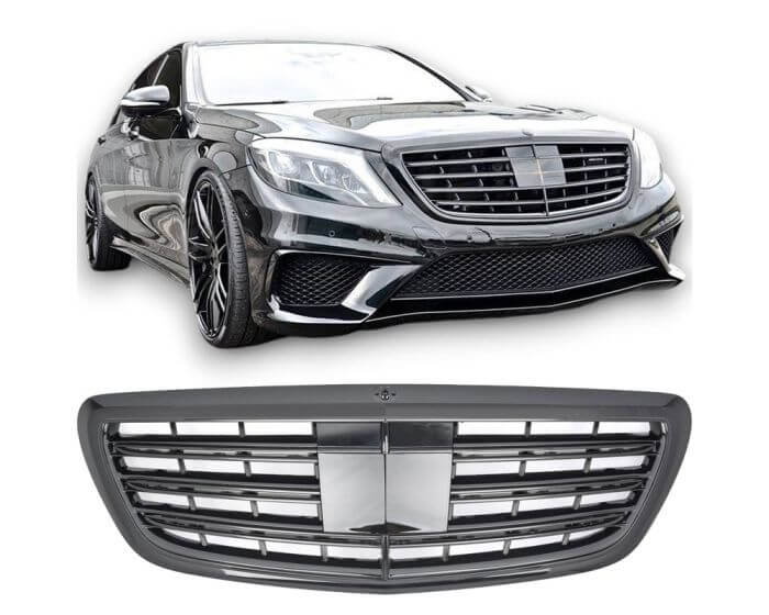 Mercedes Grille W222 – High-quality ABS grille with perfect fit | Mercedes Maski W222 | Mercedes Kühlergrill W222