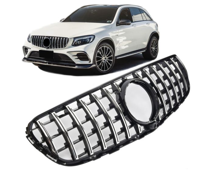 Mercedes Grille X253 GLC – Stylish front grille for Mercedes-Benz GLC-Class | Mercedes Maski X253 GLC | Mercedes Kühlergrill X253 GLC