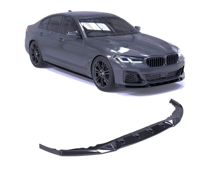 BMW Etuspoileri G30 - Etulippa 2020–2023 APEX – Kiiltävän musta. - BMW Front Splitter G30 2020–2023 APEX – Gloss black. - BMW Frontsplitter G30 2020–2023 APEX – Glänzend schwarz.