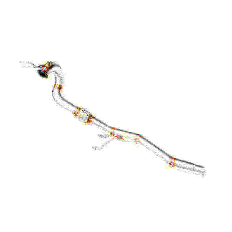 RM Downpipe AUDI A3 8P 1.9, 2.0 TDI 2004-2013 - MS Cars Store