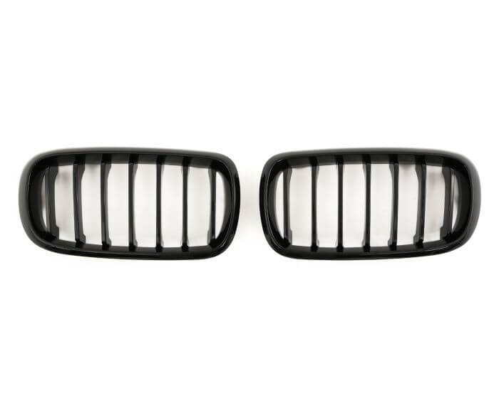 BMW Munuaiset X5 F15 - X6 F16 – BMW Kidney Grille X5 F15 - X6 F16 (2013–2018) / BMW Nierengrill X5 F15 - X6 F16 – Gloss Black M Look