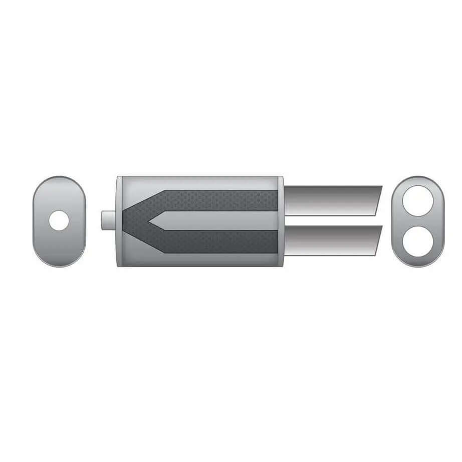 Universal E105 Elliptinen Pakoputken Urheiluvaimennin