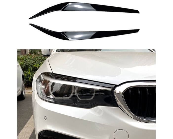BMW Valoluomet - päävalosuojusten asennus BMW-mallille, dynaaminen ulkonäkö ja tyylikäs muotoilu. BMW Headlight Covers – Gloss black style for all BMW models. - BMW Scheinwerferblenden Böser Blick – Glänzend schwarz für alle BMW Modelle.