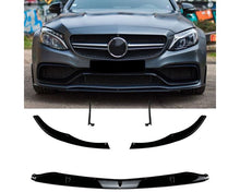 Mercedes W205 S205 C205 A205 etulippa C63 AMG 2015– kiiltävä musta – front spoiler lip. Mercedes W205 S205 C205 A205 Frontlippe C63 AMG 2015– Schwarz - Mercedes W205 S205 C205 A205 Front Lip C63 AMG 2015– Black