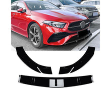 (Mercedes W177 A-Class Etulippa - Etuspoileri AMG-Line Kiiltävä musta. - Mercedes W177 A-Class Front Spoiler AMG-Line – Gloss black. - Mercedes W177 A-Class Frontspoiler AMG-Line – Glänzend schwarz.)