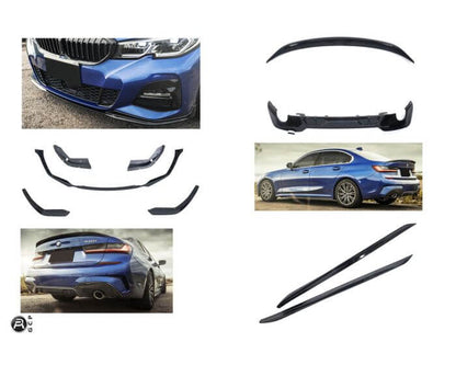 BMW G20 Spoileripaketti - Sedanin Diffuusori ja Spoilerit 2018–2022 - BMW G20 Spoiler Package - Sedan Diffuser and Spoilers 2018–2022 - BMW G20 Spoilerpaket – Limousinen-Diffusor und Spoiler 2018–2022