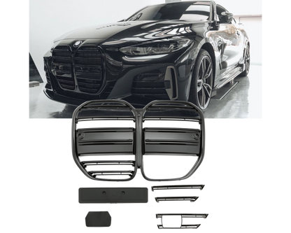 BMW Munuaiset G22 G23 – BMW Kidney Grille G22 G23 (2020–) / BMW Nierengrill – Gloss Black Sport Look