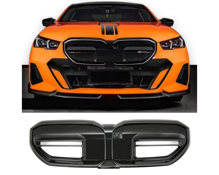 BMW Munuaiset G60 / G61 – BMW Kidney Grille G60 / G61 (2023–) / BMW Nierengrill – Black M Look with LED Light