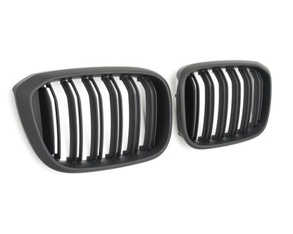 BMW Munuaiset X3 G01 - X4 G02 – Mattamusta BMW Kidney Grille X3 G01 - X4 G02 / Matt Schwarz BMW Nierengrill X3 G01 - X4 G02 M Look (2017–2021)