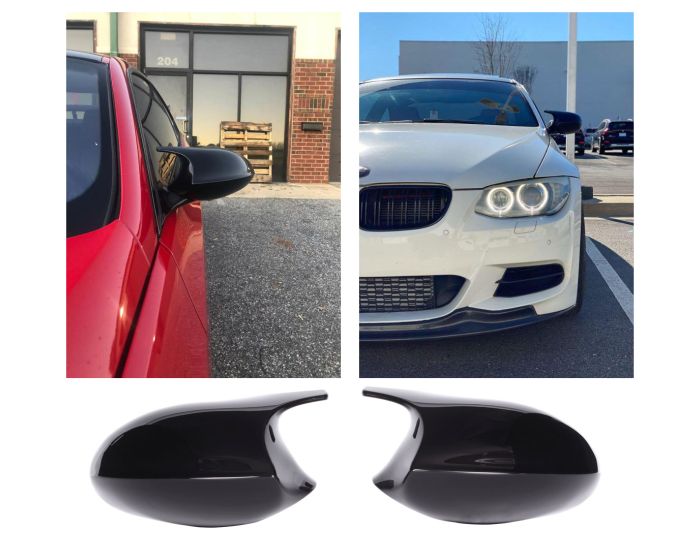 Bmw E87 E81 E82 E88 E90 E91 E92 E93 peilinkuoret mirror caps PRE-LCI black sport – Bmw E87 E81 E82 E88 E90 E91 E92 E93 Mirror Covers PRE-LCI M-Look PRE-LCI kiiltävän musta sport – Bmw E87 E81 E82 E88 E90 E91 E92 E93 Spiegelkappen PRE-LCI Spiegelkappen Schwarz Sport