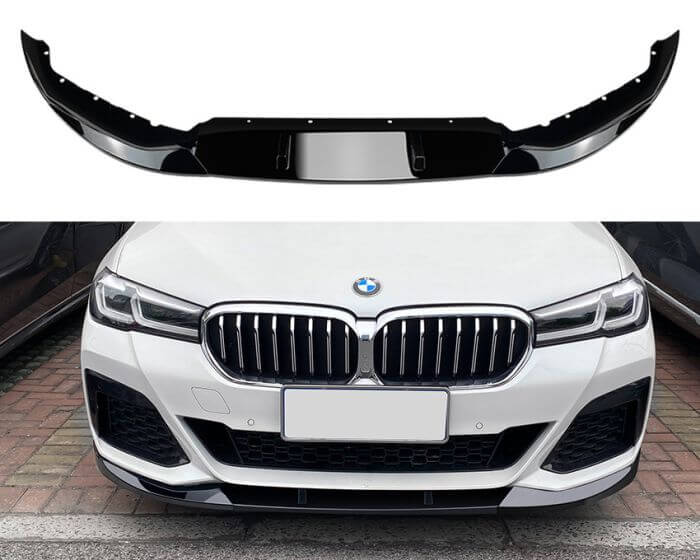 BMW Etulippa G30 G31 - Etuspoileri 2020–2023 – Kiiltävän musta. - BMW Front Lip G30 G31 - Front Spoiler 2020–2023 – Gloss black. - BMW Frontlippe G30 G31 - Frontspoiler 2020–2023 – Glänzend schwarz.