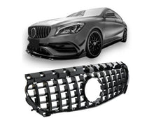 Mercedes Front Grille CLA C117 – Sporty GT-R Look design with gloss black finish | Mercedes CLA C117 Maski | Mercedes Kühlergrill CLA C117