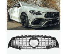 MB Front Grille CLA C118 X118 2019–2023 – Sporty GT Look Panamericana design in Black | MB Etumaski CLA C118 X118 2019–2023 | MB Kühlergrill CLA C118 X118 2019–2023
