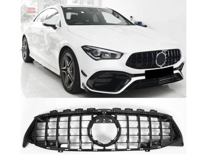 MB Front Grille CLA C118 X118 – Stylish GT Panamericana front grille for Mercedes-Benz CLA | MB Etumaski CLA C118 X118 | MB Kühlergrill CLA C118 X118
