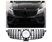 Mercedes Front Grille GLE W166 2015–2018 – Sporty GT-R Look design in Black | Mercedes GLE W166 Etumaski 2015–2018 | Mercedes Kühlergrill GLE W166 2015–2018