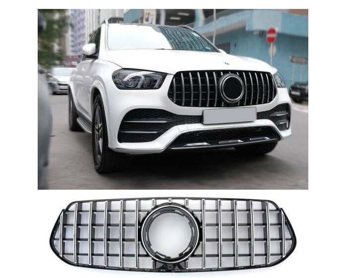 Mercedes Front Grille GLE V167 – Stylish front grille for Mercedes-Benz GLE-Class | Mercedes Etumaski GLE V167 | Mercedes Kühlergrill GLE V167