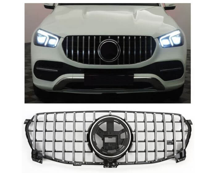 Mercedes Front Grille GLE V167 C167  – Stylish front grille for Mercedes-Benz GLE SUV and Coupe | Mercedes Etumaski GLE V167 C167 | Mercedes Kühlergrill GLE V167 C167
