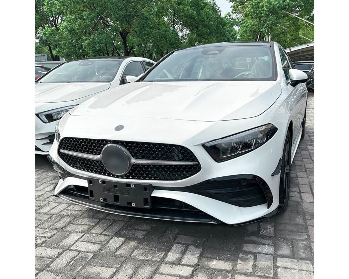 Mercedes W177 Etulippa - Etuspoileri (2023–) Aero Flaps Musta – Mercedes W177 Frontspoiler – Frontlippe (2023–) Aero Flaps Schwarz – Mercedes W177 Front Spoiler – Front Lip (2023–) Aero Flaps Black