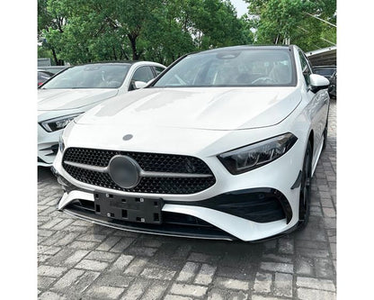 Mercedes W177 Etulippa - Etuspoileri (2023–) Aero Flaps Musta – Mercedes W177 Frontspoiler – Frontlippe (2023–) Aero Flaps Schwarz – Mercedes W177 Front Spoiler – Front Lip (2023–) Aero Flaps Black