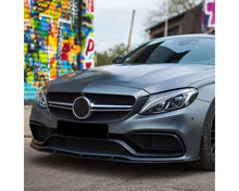 Mercedes W205 S205 C205 A205 etulippa C63 AMG 2015– kiiltävä musta – front spoiler lip. Mercedes W205 S205 C205 A205 Frontlippe C63 AMG 2015– Schwarz - Mercedes W205 S205 C205 A205 Front Lip C63 AMG 2015– Black