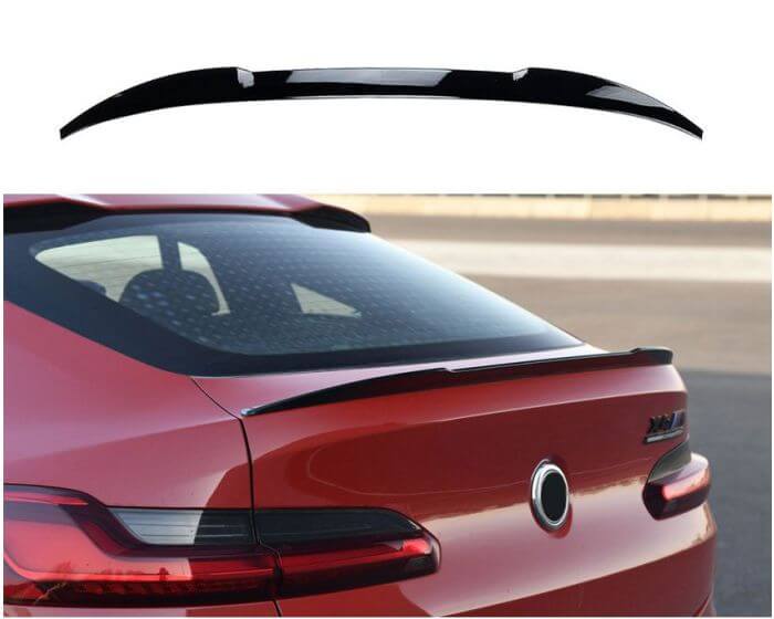 BMW X4 G02 takaspoileri / takalippa kiiltävän musta | BMW X4 G02 rear spoiler / spoiler lip glossy black | BMW X4 G02 Heckspoiler / Spoilerlippe glänzend schwarz