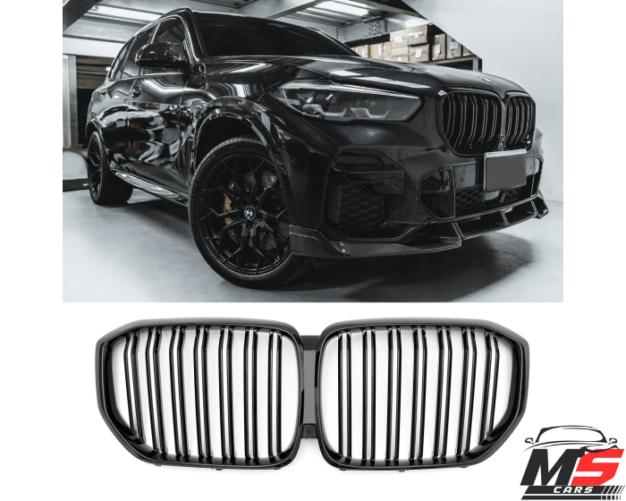 BMW X5 G05 Munuaiset – BMW X5 G05 Kidney Grille (2018–2023) / BMW X5 G05 Nierengrill – Gloss Black M Look