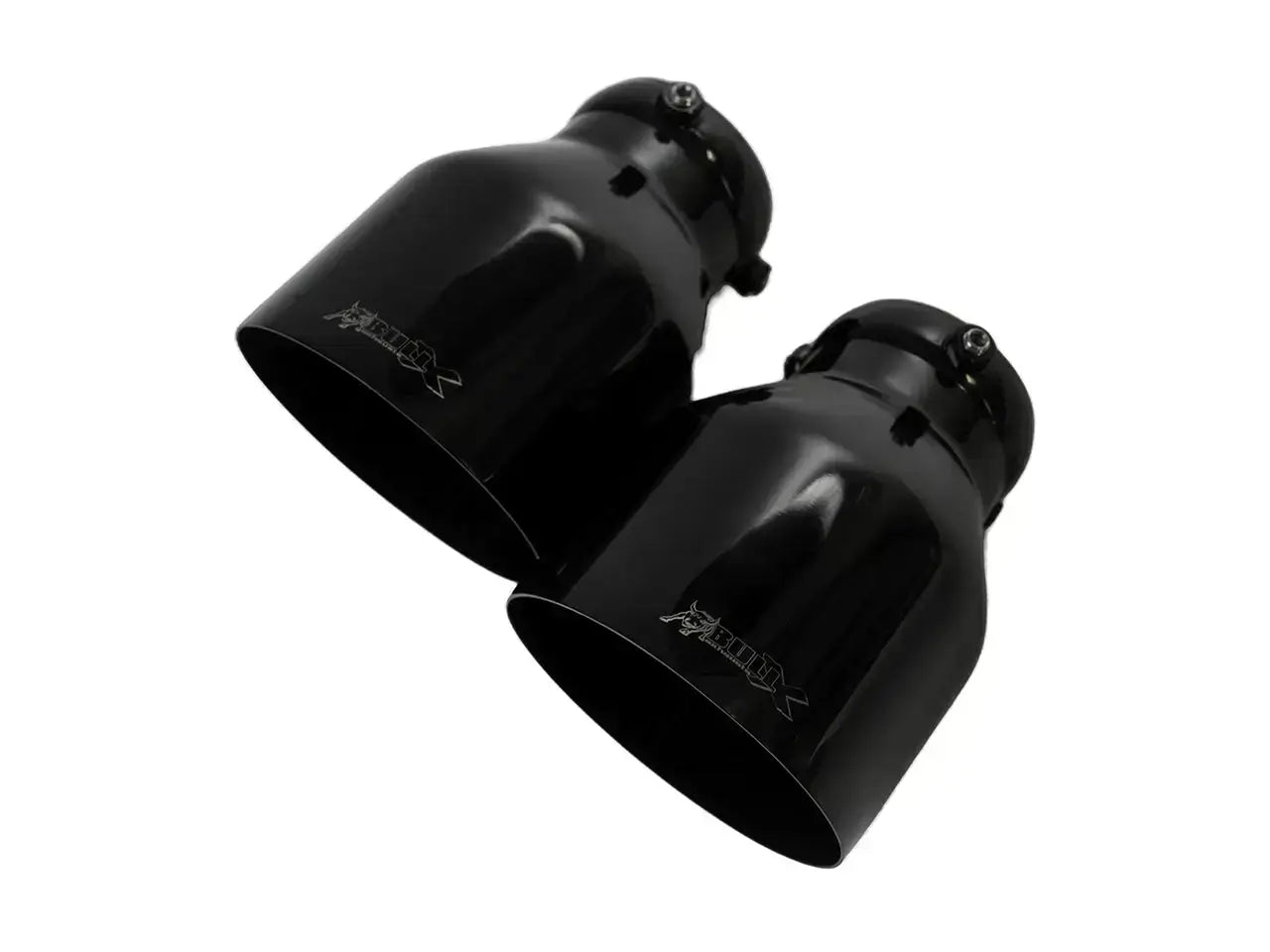 Bull-X Pakoputken Pää Sarja – Type 1 terävä, musta (ø64mm)