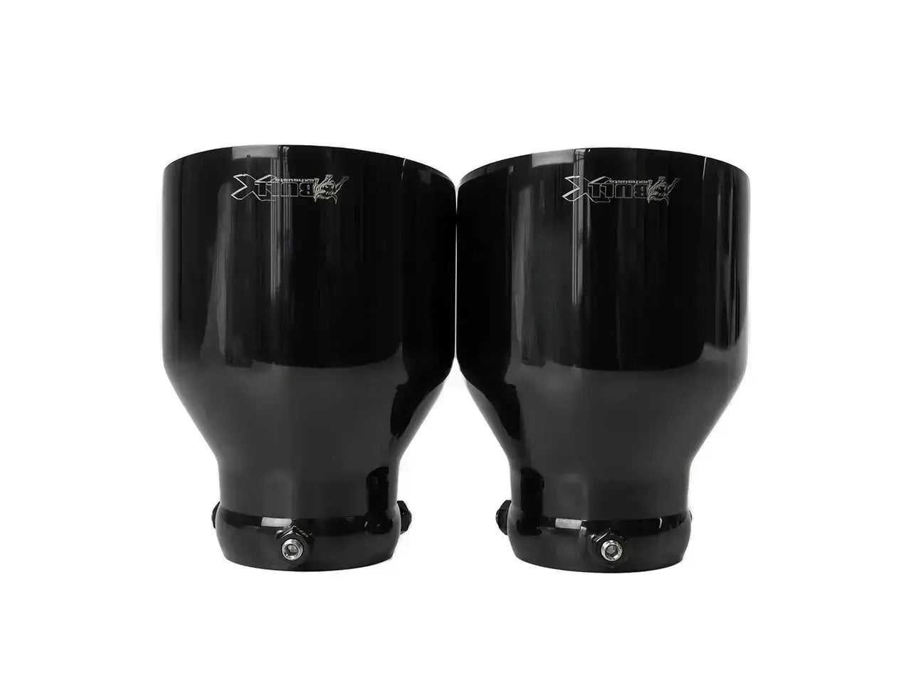 Bull-X Pakoputken Pää Sarja – Type 1 terävä, musta (ø64mm)