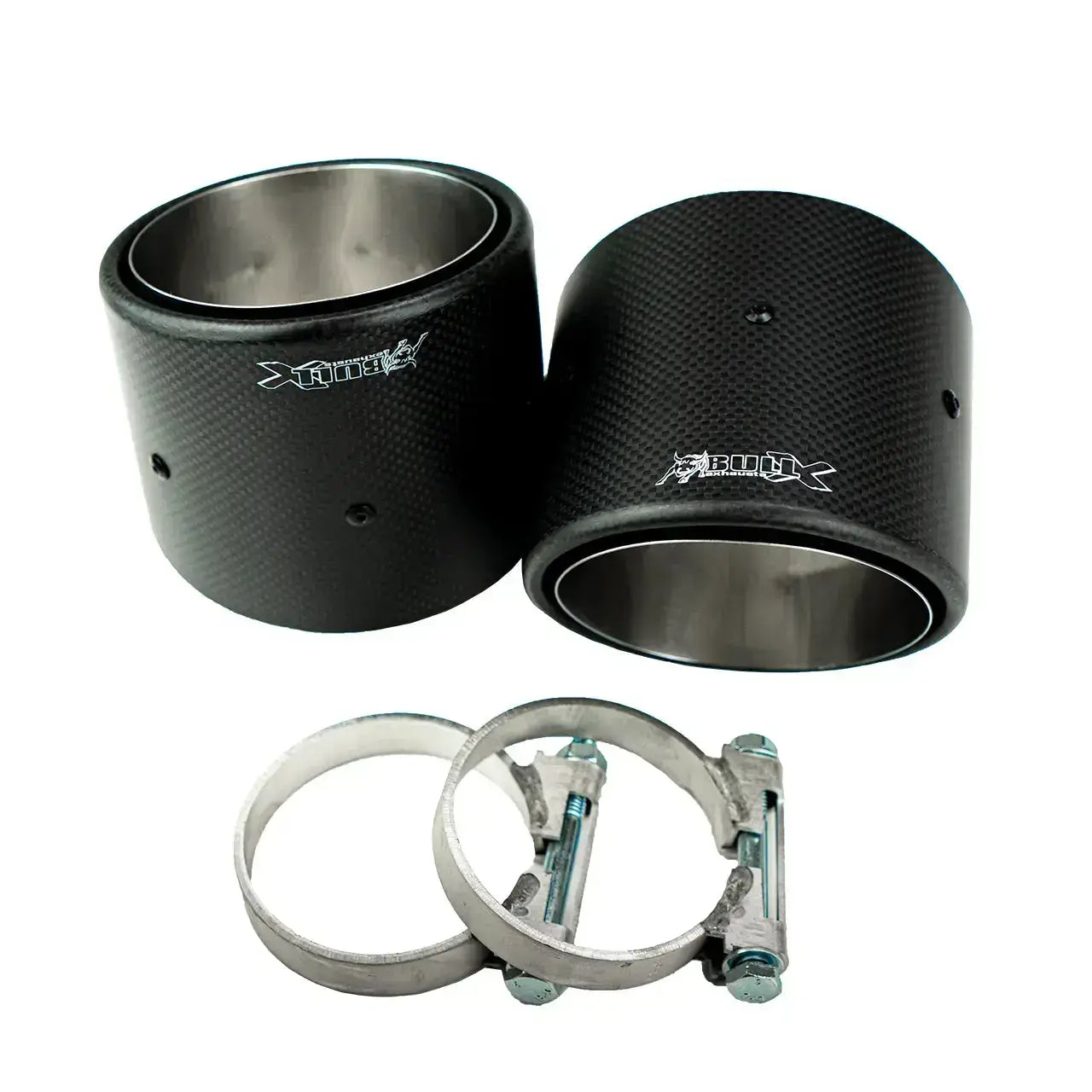 Bull-X Pakoputken Pää Sarja – Carbon 2x114mm Hyundai i30N (ø70mm)