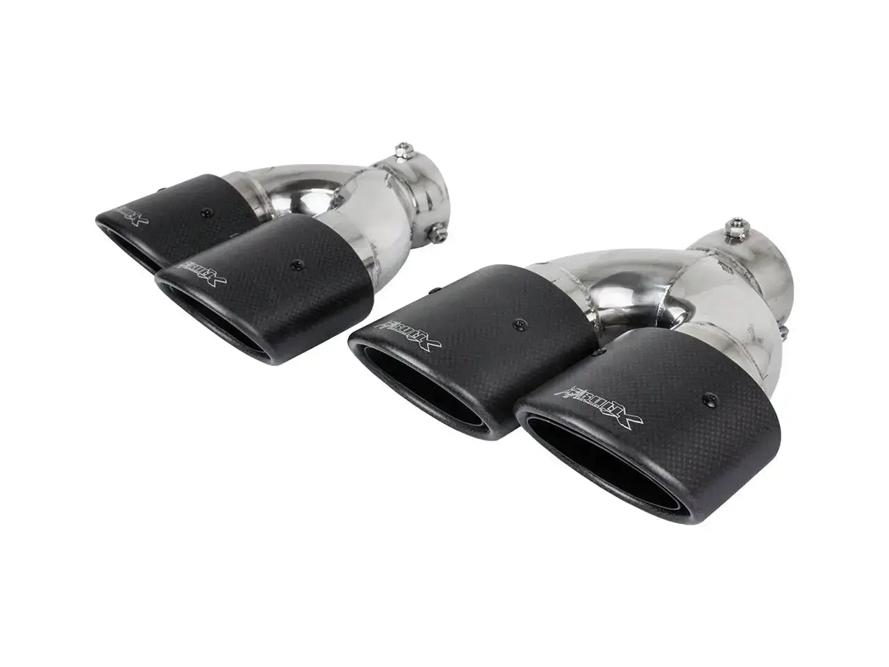 Bull-X Pakoputken Pää Sarja Y-Tyyli – Type 14 Carbon Oval Offset Inclined 2x225x70 (ø64mm)