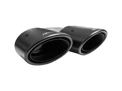 Bull-X Pakoputken Pää Sarja Y-Tyyli – Type 14 Carbon Oval Offset Inclined 2x225x70 (ø64mm)