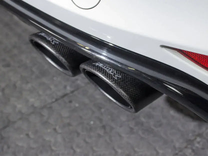 Bull-X Pakoputken Pää Sarja Y-Tyyli – Type 14 Carbon Oval Offset Inclined 2x225x70 (ø64mm)