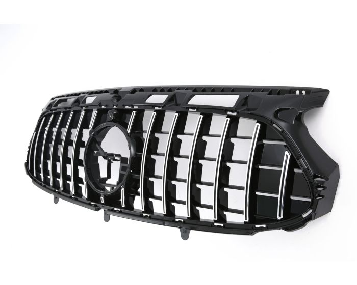 Mercedes Grille H247 GLA – Sporty GT-R Look design in Gloss Black | Mercedes Maski H247 GLA | Mercedes Kühlergrill H247 GLA