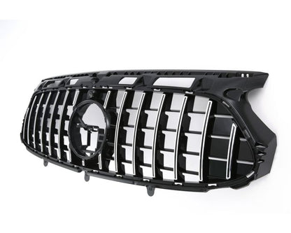 Mercedes Grille H247 GLA – Sporty GT-R Look design in Gloss Black | Mercedes Maski H247 GLA | Mercedes Kühlergrill H247 GLA