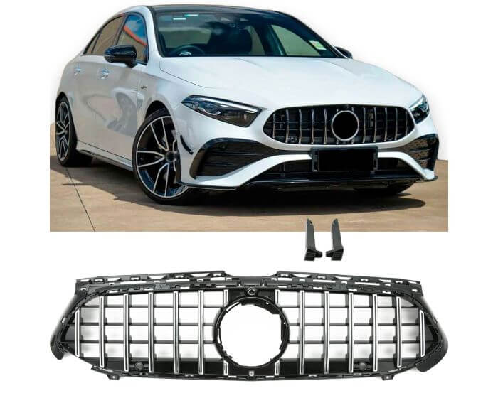 Mercedes Grille W177 V177 – Stylish front grille for Mercedes-Benz A-Class Sedan and Hatchback | Mercedes Maski W177 V177 | Mercedes Kühlergrill W177 V177