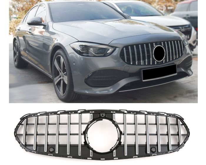 Mercedes Grille W206 – Stylish front grille for Mercedes-Benz C-Class | Mercedes Maski W206 | Mercedes Kühlergrill W206