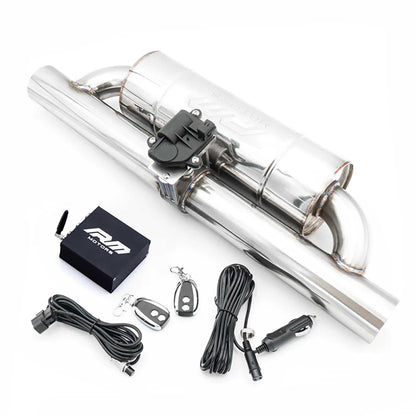 RM Pyöreä Sport Äänenvaimennin Sähköventtiilillä (With Electric Valve) – OVP01 - MS Cars Store