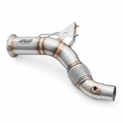 Downpipe BMW X5 F15 M50d for 2014-2019 model, enhancing performance with durable stainless steel design.