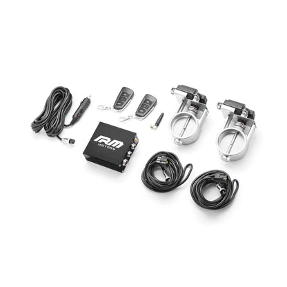 Sähköinen Pakoputken Läppäventtiili ohjausyksiköllä 50 mm Sarja - Valve Controller Set