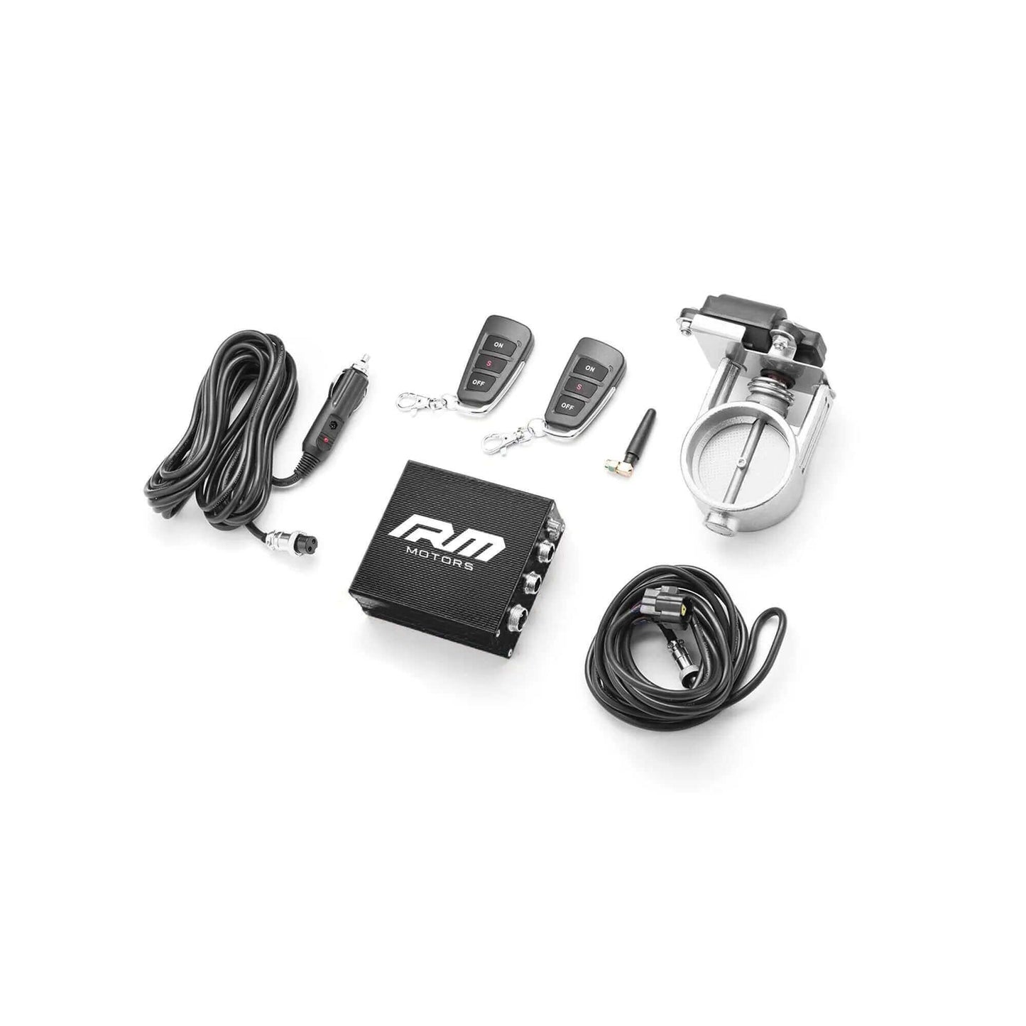 Sähköinen Pakoputken Läppäventtiili ohjausyksiköllä 50 mm - Valve Controller