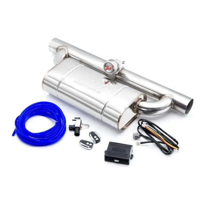 RM Elliptinen äänenvaimennin alipaineventtiilillä EMVP01 - MS Cars Store