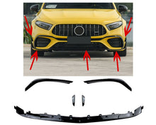 Mercedes W177 Etuspoileri + Keskipala + Sivupalat A45 AMG Musta 5-Osainen – Mercedes W177 Frontspoiler + Mittelteil + Seitenteile A45 AMG Schwarz – Mercedes W177 Front Spoiler + Center Piece + Side Pieces A45 AMG Black