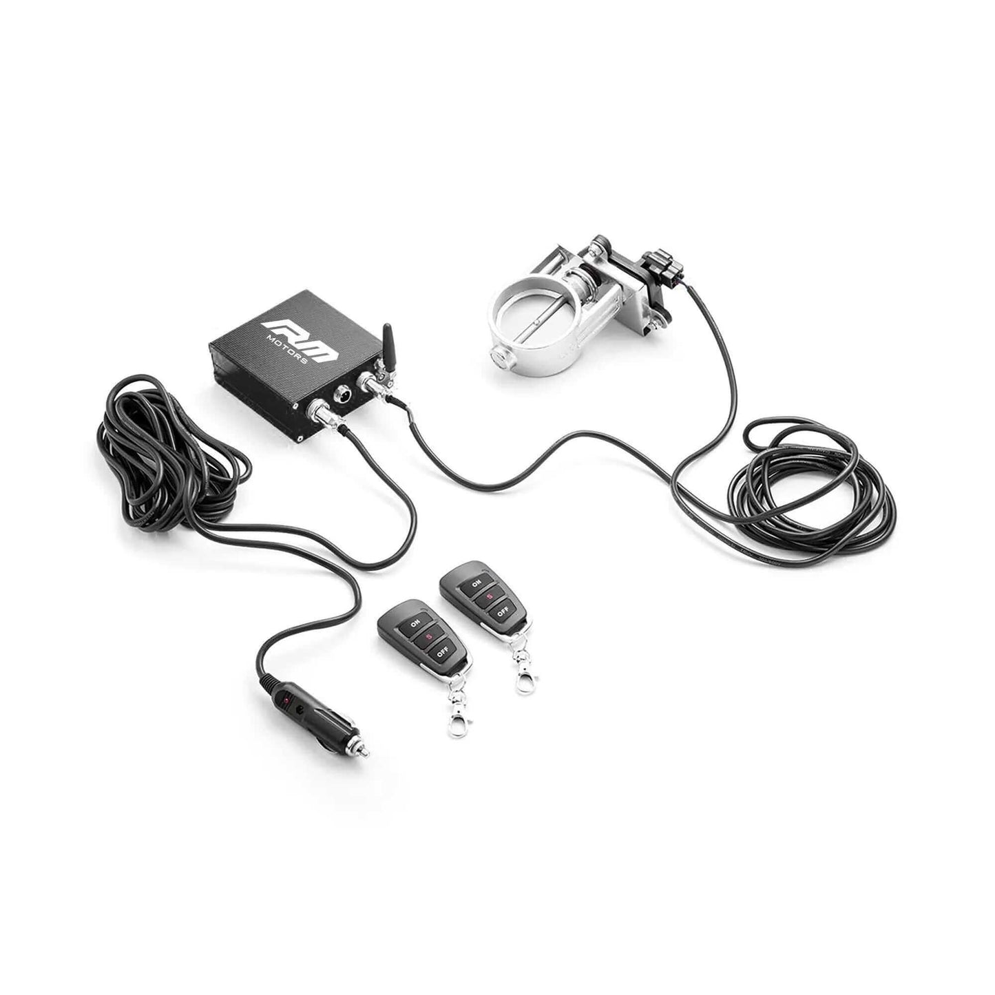 Sähköinen Pakoputken Läppäventtiili ohjausyksiköllä 63,5 mm & 76 mm - Valve Controller